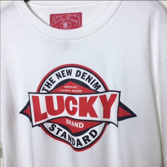 Lucky Brand The New Denim Standard Graphic Tee Size Medium - Picture 2 of 7